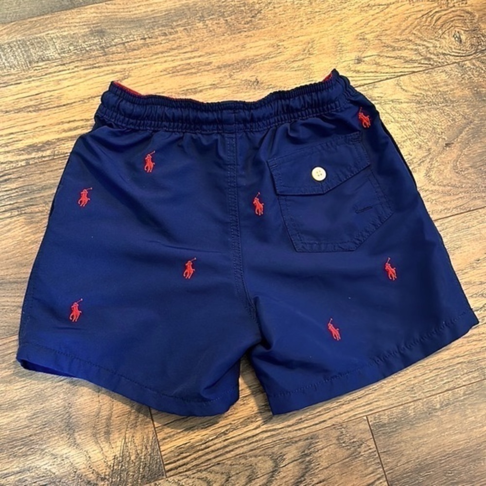 RALPH LAUREN
Boys Navy Logo Swim Shorts size 6​​ - Picture 3 of 4